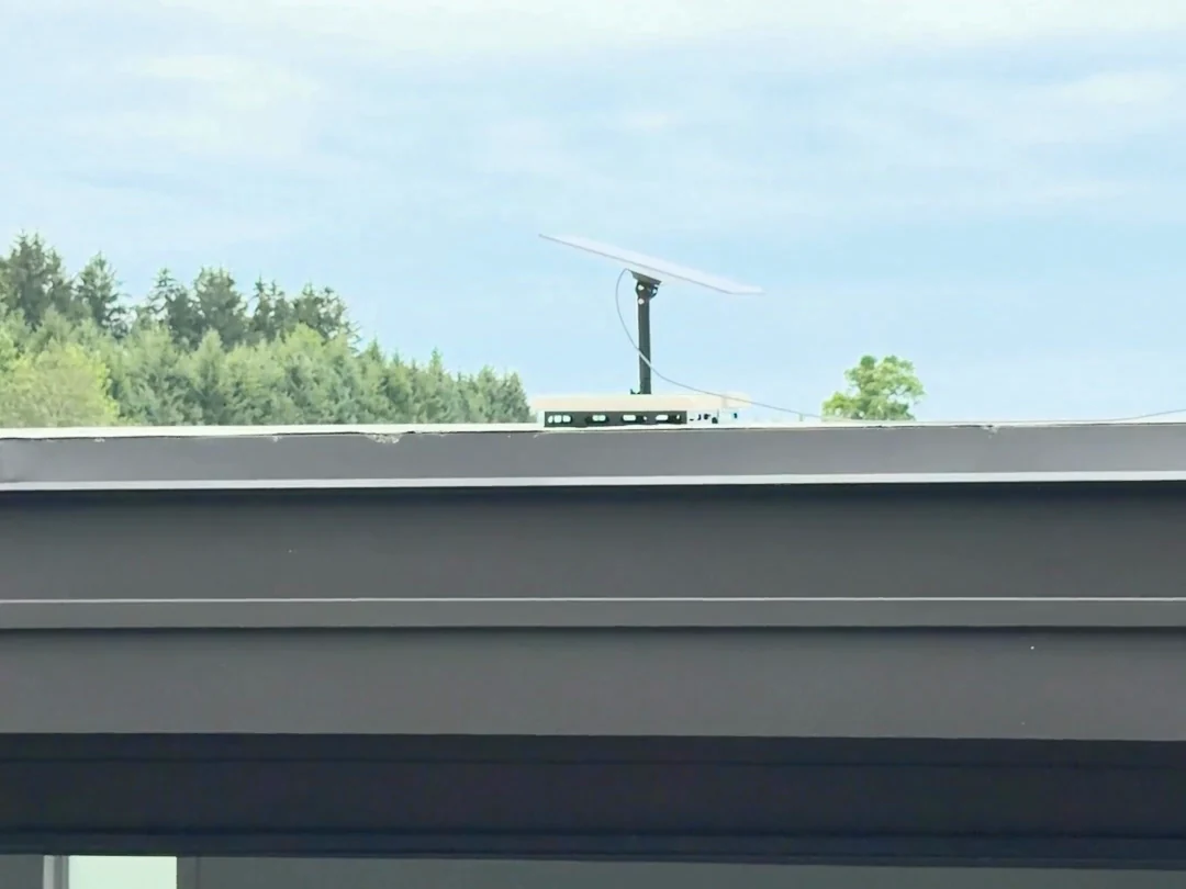 Starlink equipment after installation